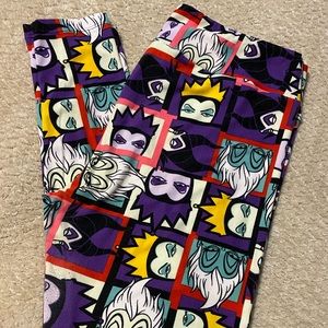 Lularoe “Disney villains” TC leggings